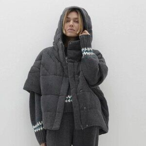 Patti Cashmere Puffer Jacket by Nakedcashmere